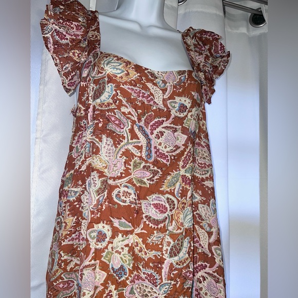 House of Harlow 1960 NWT pastel brown dress sz M - Picture 3 of 3